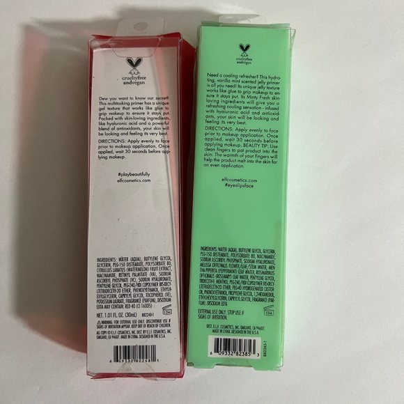 ELF Makeup Elf Makeup Gripping Primers Set Jelly Pop Dew Primer
